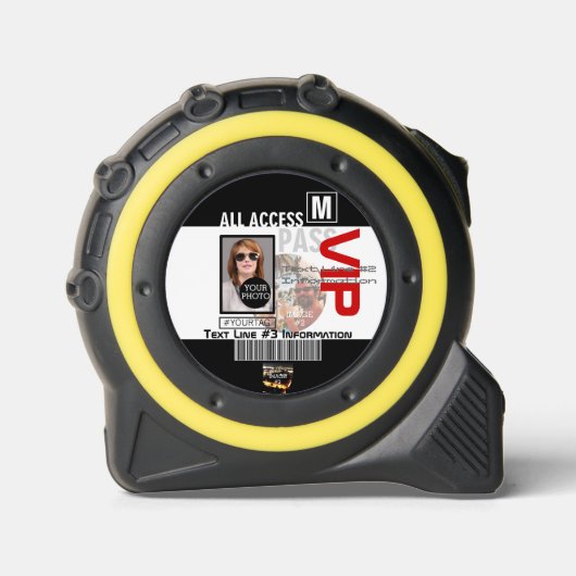 Mètre Ruban Créez votre propre VIP Pass 8 façons de le personn (Recto)