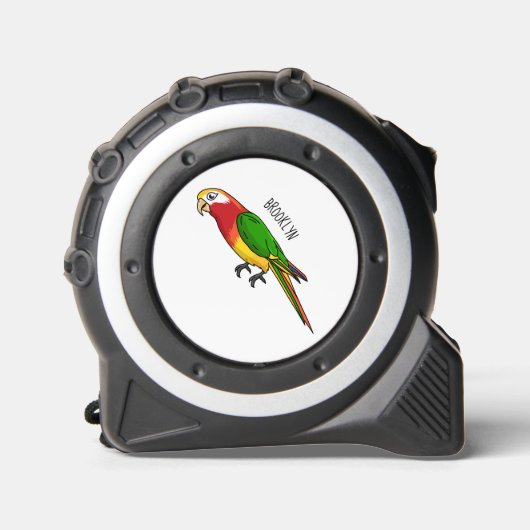 Mètre Ruban Cute happy parrot (Recto)