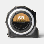 Mètre Ruban Demi-Faux Maison moderne en bois sur mesure King (Recto)