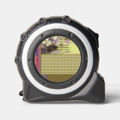 Mètre Ruban design d'un vase avec des fleurs dedans (Recto)