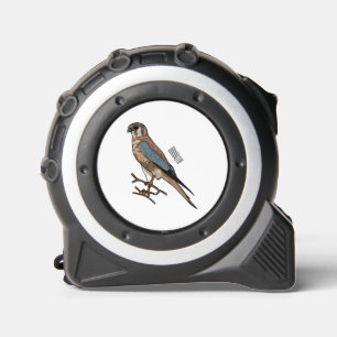 Mètre Ruban dessin animé d'oiseau-kestrel américain