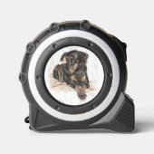 Mètre Ruban Doberman Chien oreilles naturelles (Recto)