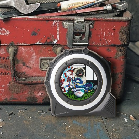 Mètre Ruban Dragon chinois de Chien carlin