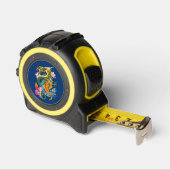 Mètre Ruban Dragon chinois vert Koi (Angle)