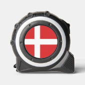 Mètre Ruban Drapeau du Danemark (Recto)