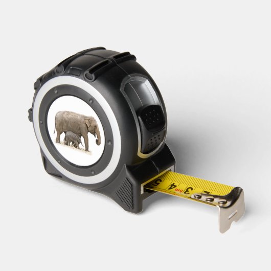 Mètre Ruban Eléphant mère et bébé (Angle)