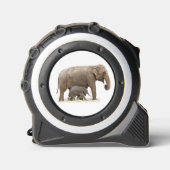 Mètre Ruban Eléphant mère et bébé (Recto)