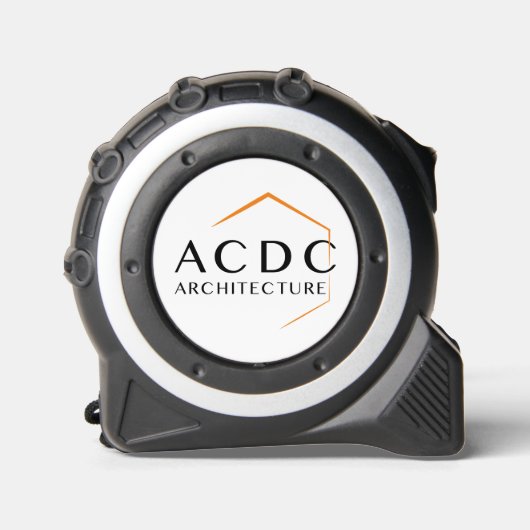 Mètre ruban Engagé dans vos projets de vie Blanc (Recto)