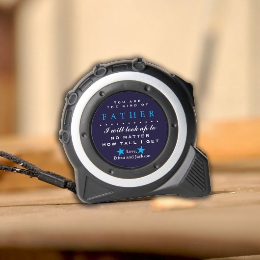 Mètre Ruban Fête des pères sentimentale ou anniversaire