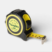 Mètre Ruban Fier Membre Du Club Naughty List (Angle)