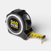 MÈTRE RUBAN FIXER DE CHOSES JAUNE BLANC NOIR (Angle)