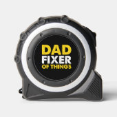 MÈTRE RUBAN FIXER DE CHOSES JAUNE BLANC NOIR (Recto)