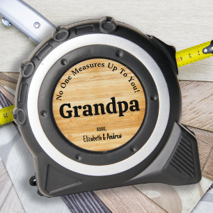 Mètre Ruban GRANDPA Personne ne vous mesure Bois personnalisé