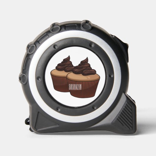 Mètre Ruban Illustration de Cupcake (Recto)