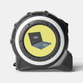 Mètre Ruban Illustration de dessin sur ordinateur portable (Recto)