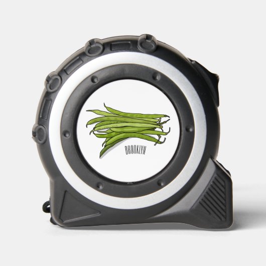 Mètre Ruban Illustration de haricots verts (Recto)