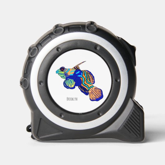 Mètre Ruban Illustration de Mandarinfish (Recto)