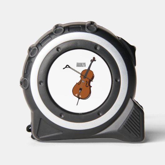 Mètre Ruban Illustration de violoncelle (Recto)