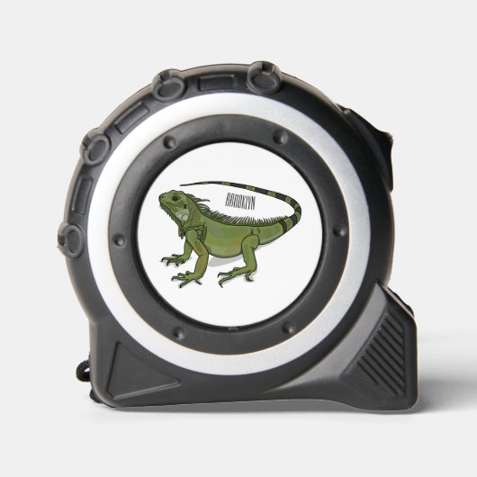 Mètre Ruban Illustration d'Iguana (Recto)