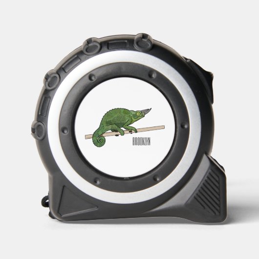 Mètre Ruban Illustration du caméléon de Jackson (Recto)