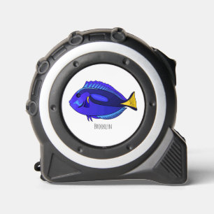 Mètre Ruban Illustration du poisson de la cuve bleue