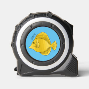Mètre Ruban Illustration du poisson-tang jaune