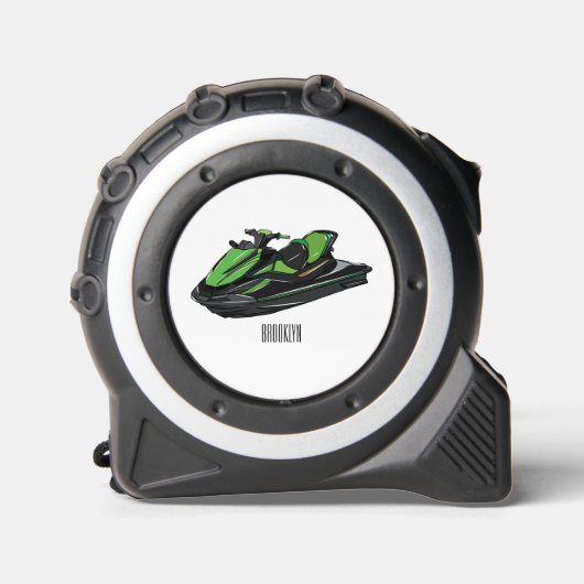 Mètre Ruban Illustration Jet ski (Recto)