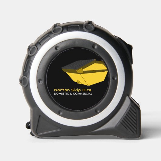 Mètre Ruban Jaune Dumpster, Skip/Dumpster Company (Recto)