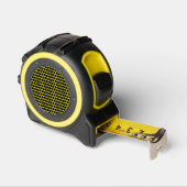 Mètre Ruban Jaune vif avec style de point noir (Angle)