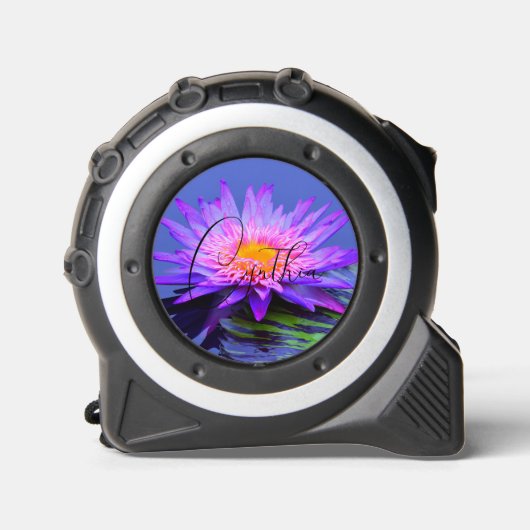 Mètre Ruban Jolie Bande D'Eau Violette Rose Pour Elle (Recto)