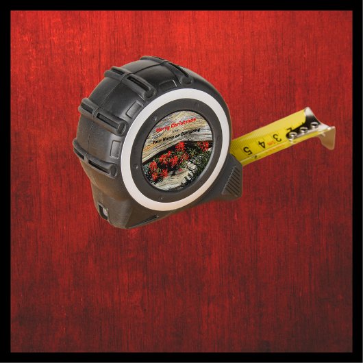 Mètre Ruban Joyeux Noël Nom ou Entreprise, Outil de Cadeau Per