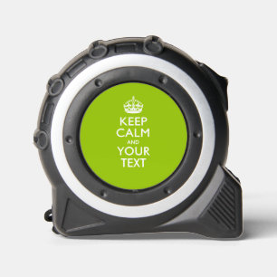 Mètre Ruban KEEP CALM personnalisé et votre texte