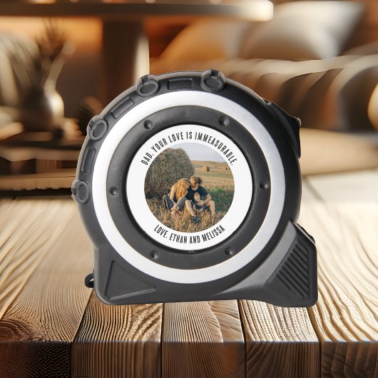 Mètre Ruban L'Amour Papa Est Incommensurable