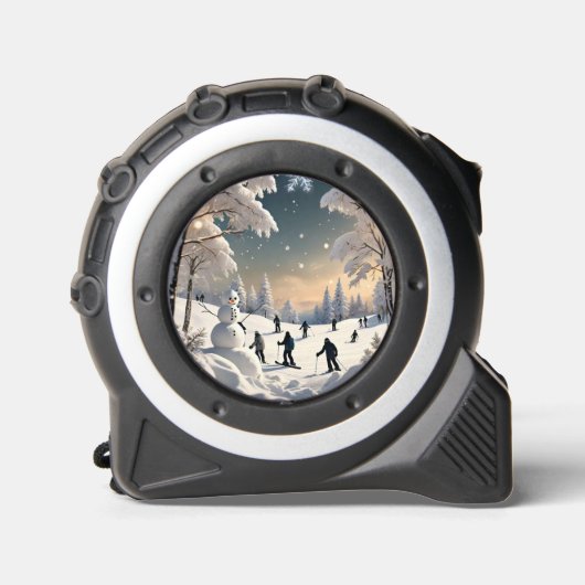 Mètre Ruban "Le moment magique de l'hiver" (Recto)