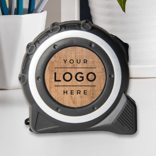 Mètre Ruban Logo d'entreprise personnalisé en bois véritable