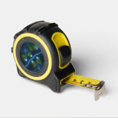 Mètre Ruban Lumières de l'Imaginaire Abstrait Bleu Vert Jaune (Angle)