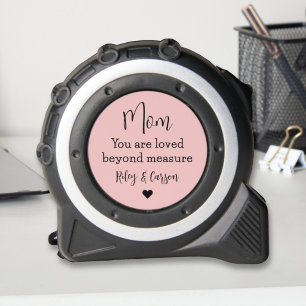 Mètre Ruban Maman aimée au-delà de toute mesure Cœur rose