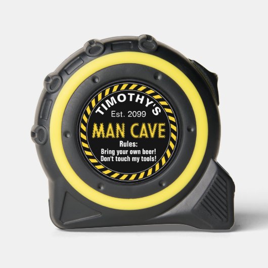Mètre Ruban Man Cave Garage Règles de mesure de bande (Recto)