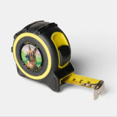 Mètre Ruban Meilleur Chien Papa Jamais Photo (Angle)