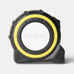 Mètre Ruban Mesure du ruban jaune blanc en ligne zen