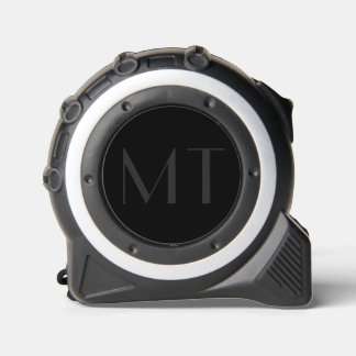 Mètre Ruban Minimaliste moderne gris noir élégant