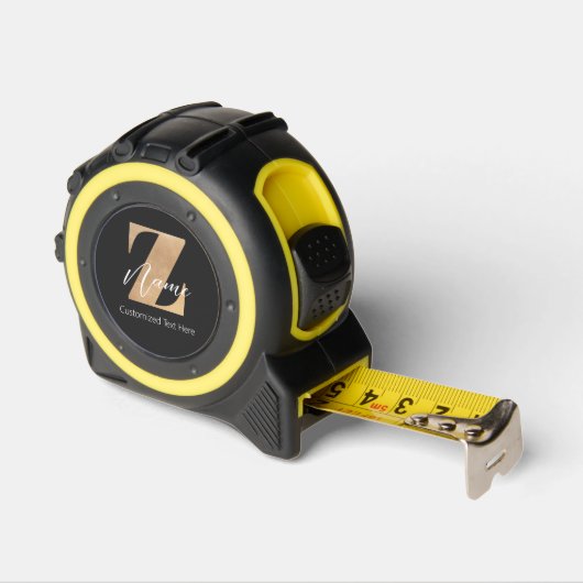 Mètre Ruban Monogram with Initial & Custom Name Personalized (Angle)