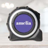 Mètre Ruban Monogramme moderne violet