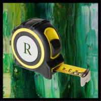 Monogramme vert sur outil personnalisé pour homme