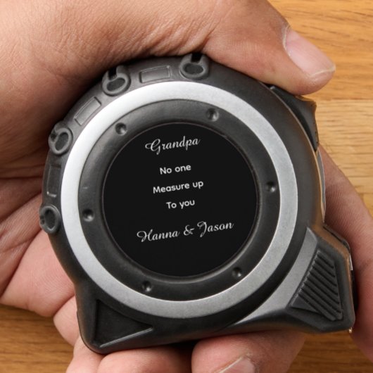 Mètre Ruban No One Measures Up Personalized grandpa dad's day