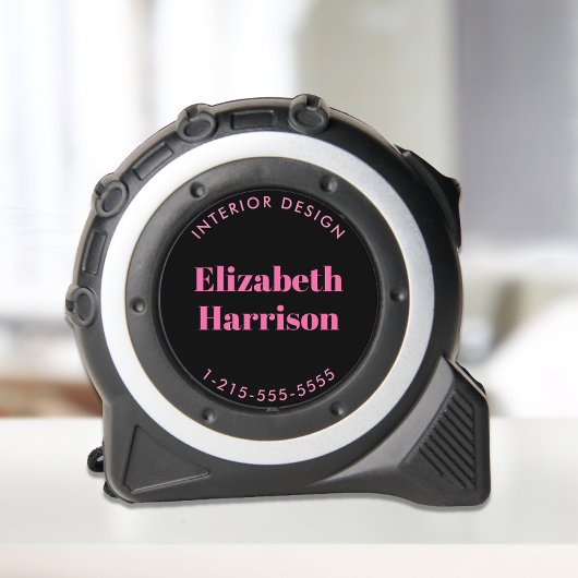 Mètre Ruban Nom commercial rose noir