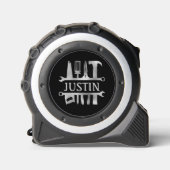 Mètre Ruban Nom personnalisé des outils Monogramme (Recto)