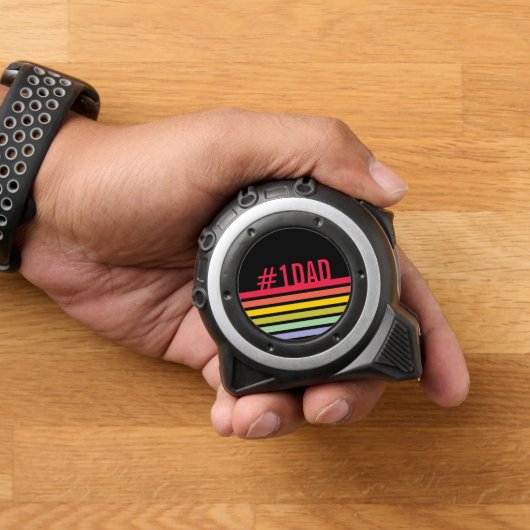 Mètre Ruban Numéro de bande rétro Un père (Maison)