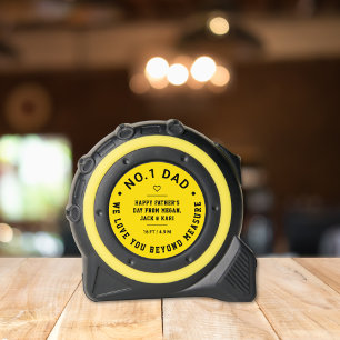 Mètre Ruban Numéro Un Papa, Tu T'Amuses Au-Delà De La Mesure, 