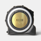 Mètre Ruban Or Monogramme Formel Luxe (Recto)